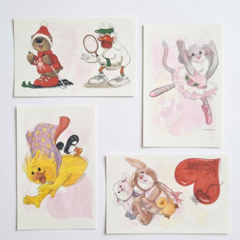 Vintage 1985 Suzy’s Zoo Iron-On Transfers | Rare 1980s Set of 6 Unused